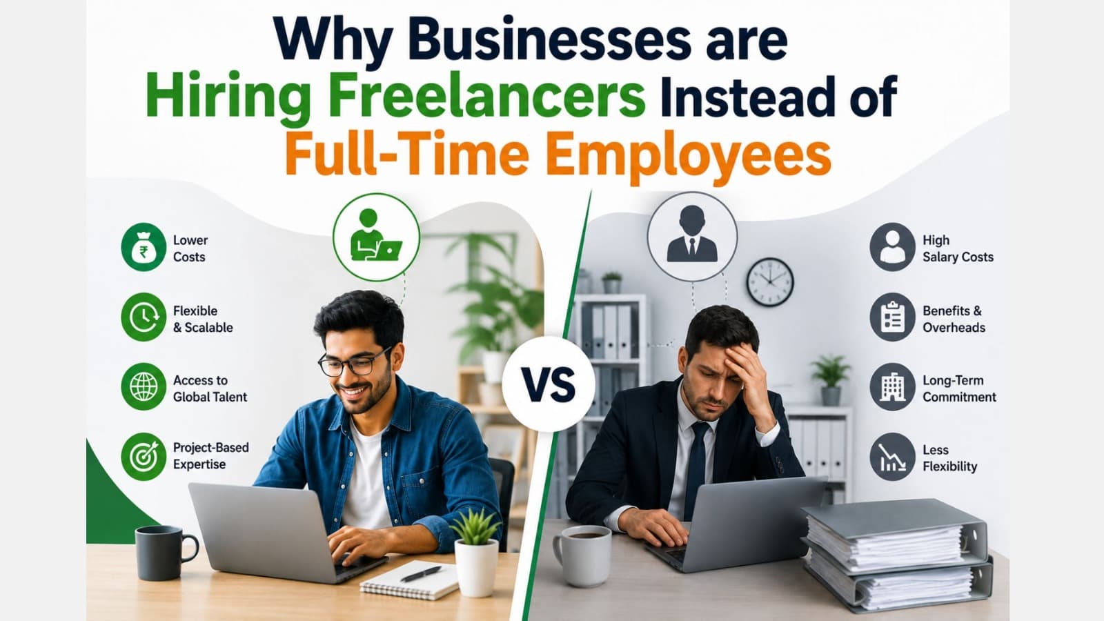 Freelancers vs Full-Time Employees Freelancers vs Full-Time Employees